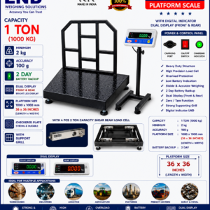 1000 × 1000 mm MS Platform Scale