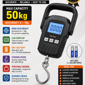 50KG DIGITAL HANGING WEIGHING SCALE