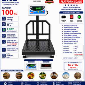 400 × 400 mm MS Platform Scale