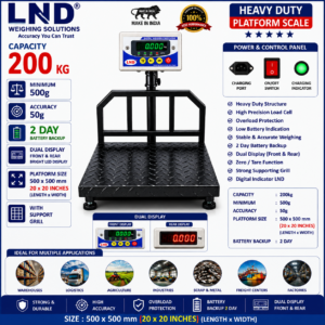 500 × 500 mm MS Platform Scale