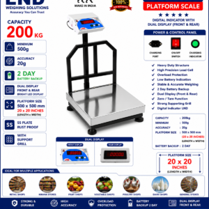 500 × 500 mm SS Platform Scale